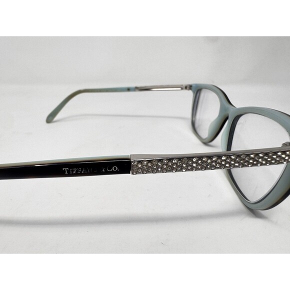 Tiffany & Co TF2150-B 8193/4 Eyeglass Frames 52-17-140 Black Turquoise Italy main image 7